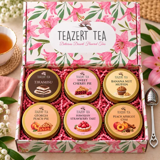 Teazert Tea 7-piece gift sampler set